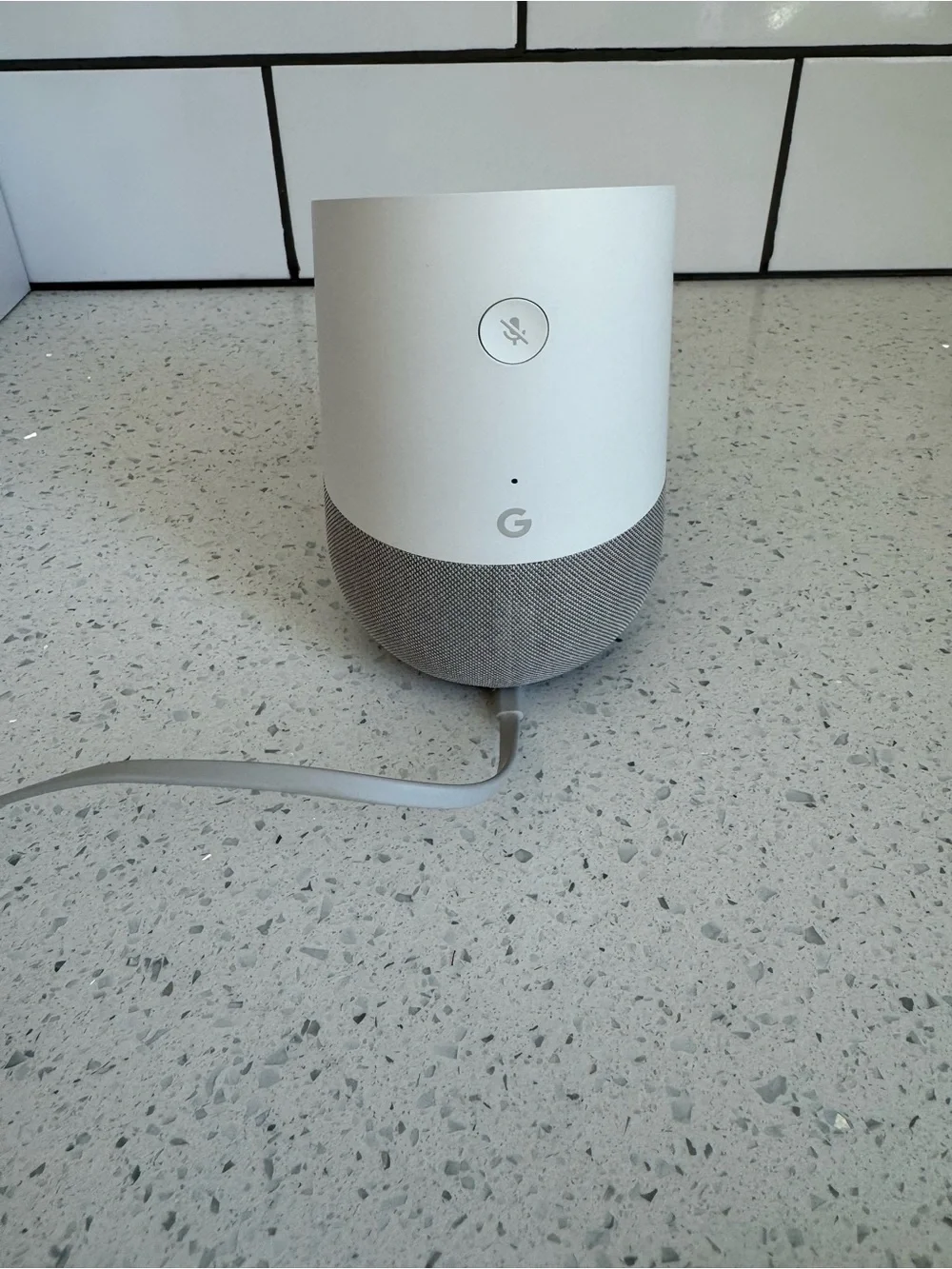 Google Home Voice-Activated Smart Speaker – White – Google Assistant EUC